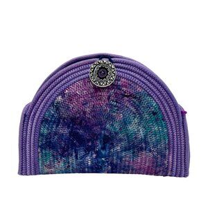 Handmade Purple Coiled Rope Bag